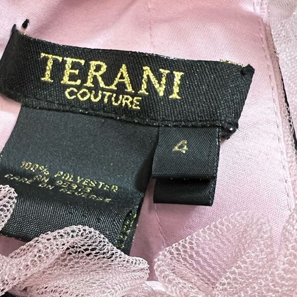 TERANI COUTURE PROM DRESS / size 4 - Picture 9 of 9